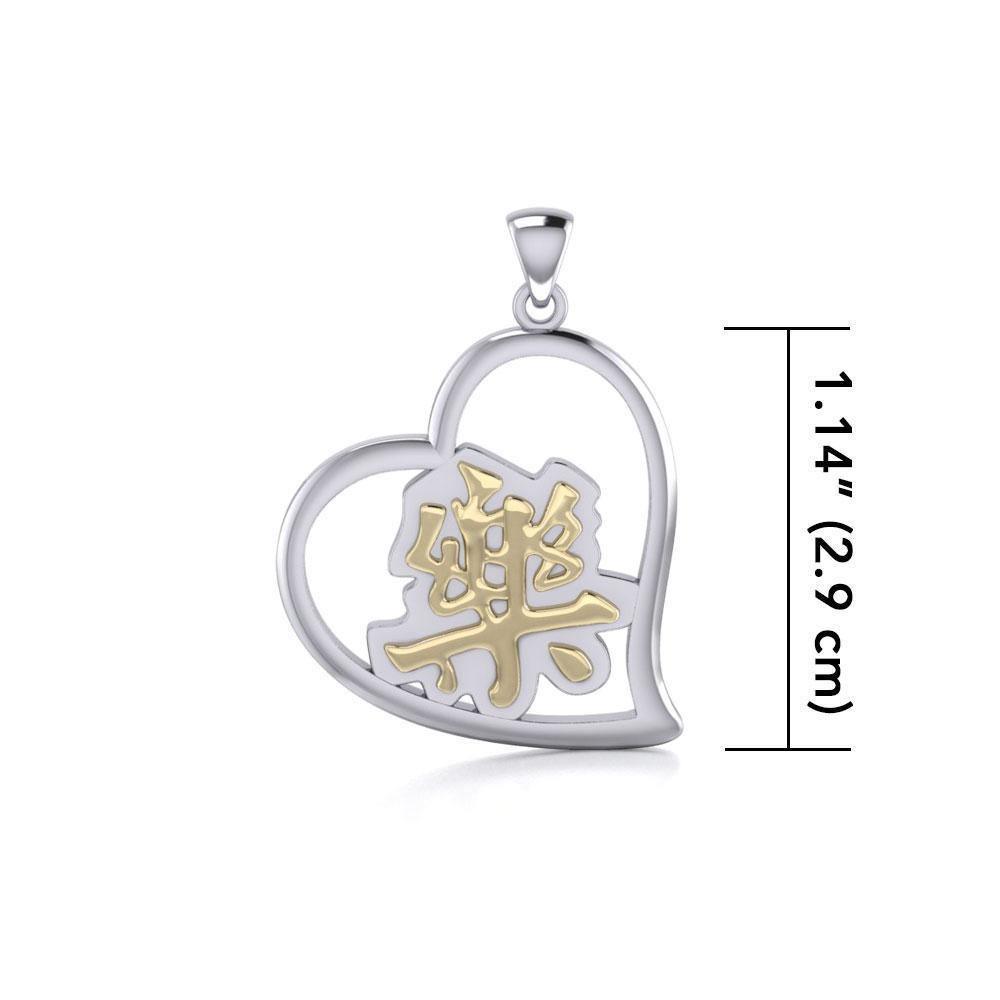 Happiness Feng Shui Heart Pendant MPD3781