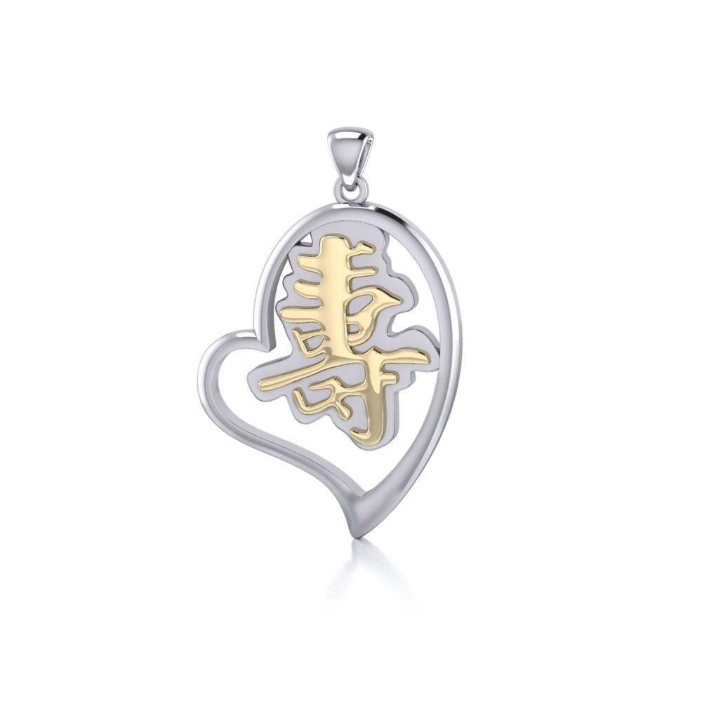 Longevity Feng Shui Heart Pendant MPD3783
