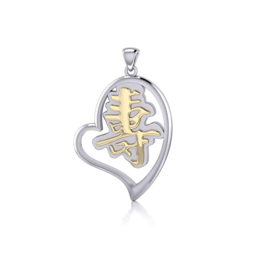 Longevity Feng Shui Heart Pendant MPD3783