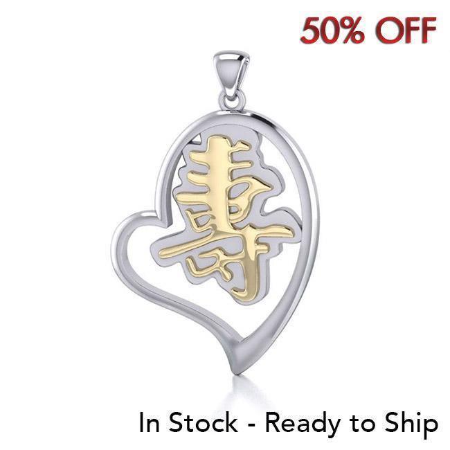 Longevity Feng Shui Heart Pendant MPD3783