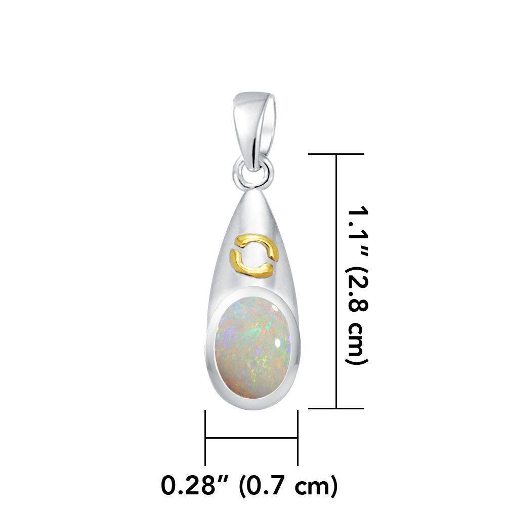 Cancer Zodiac Sign Silver and Gold Pendant MPD849