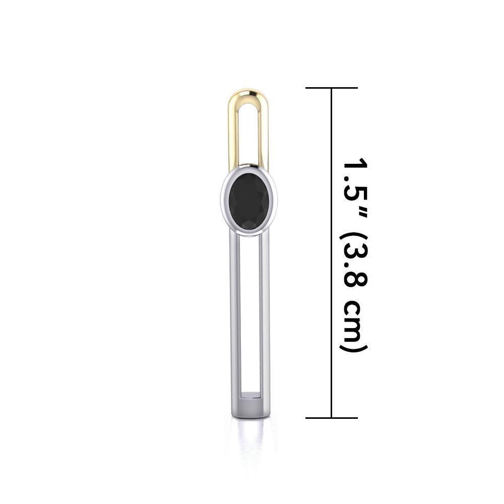 Black Magic Silver & Gold Pendant MPD924