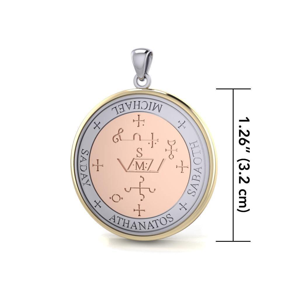 Sigil of the Archangel Michael Three Tone Pendant OPD2818