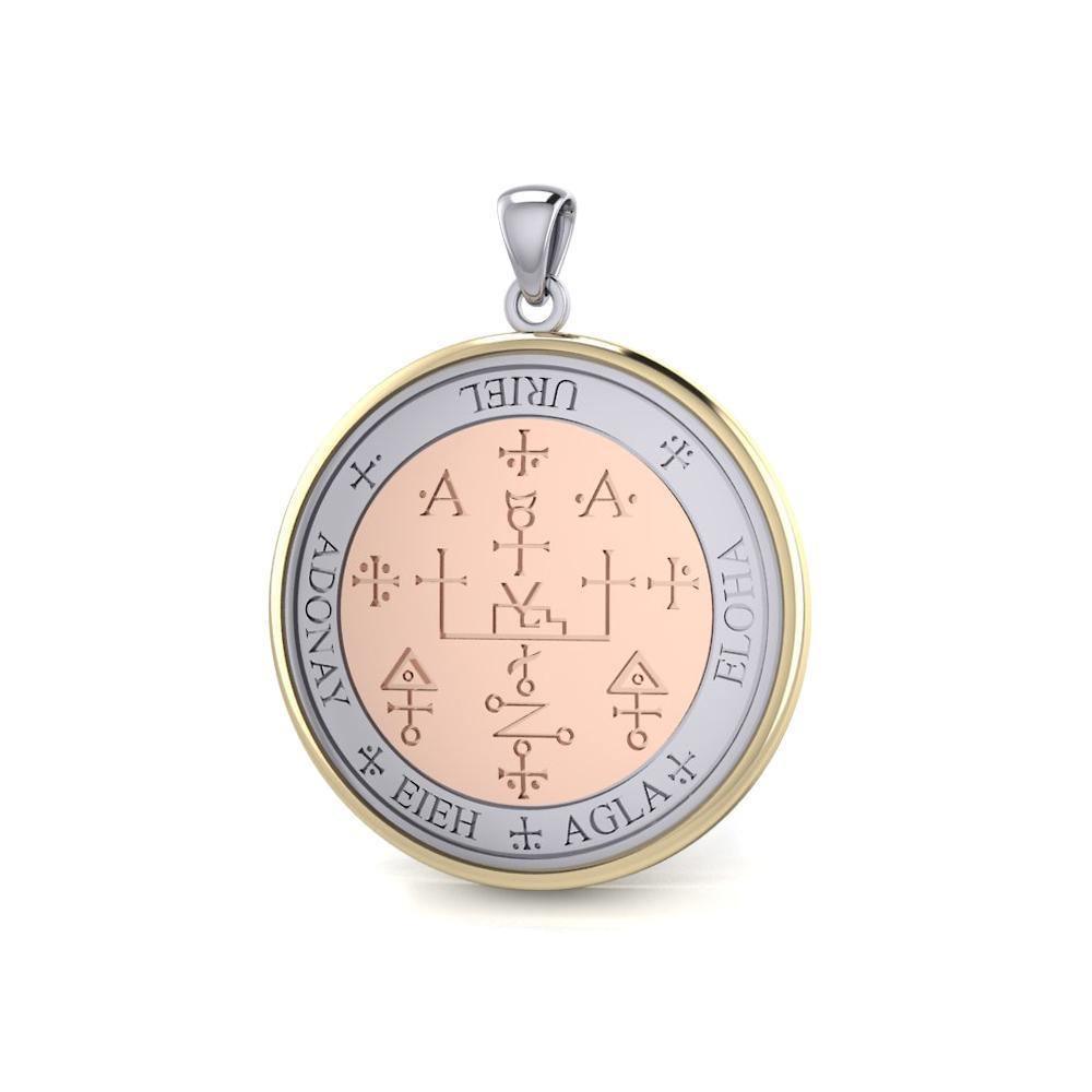 Sigil of the Archangel Uriel Three Tone Pendant OPD2824