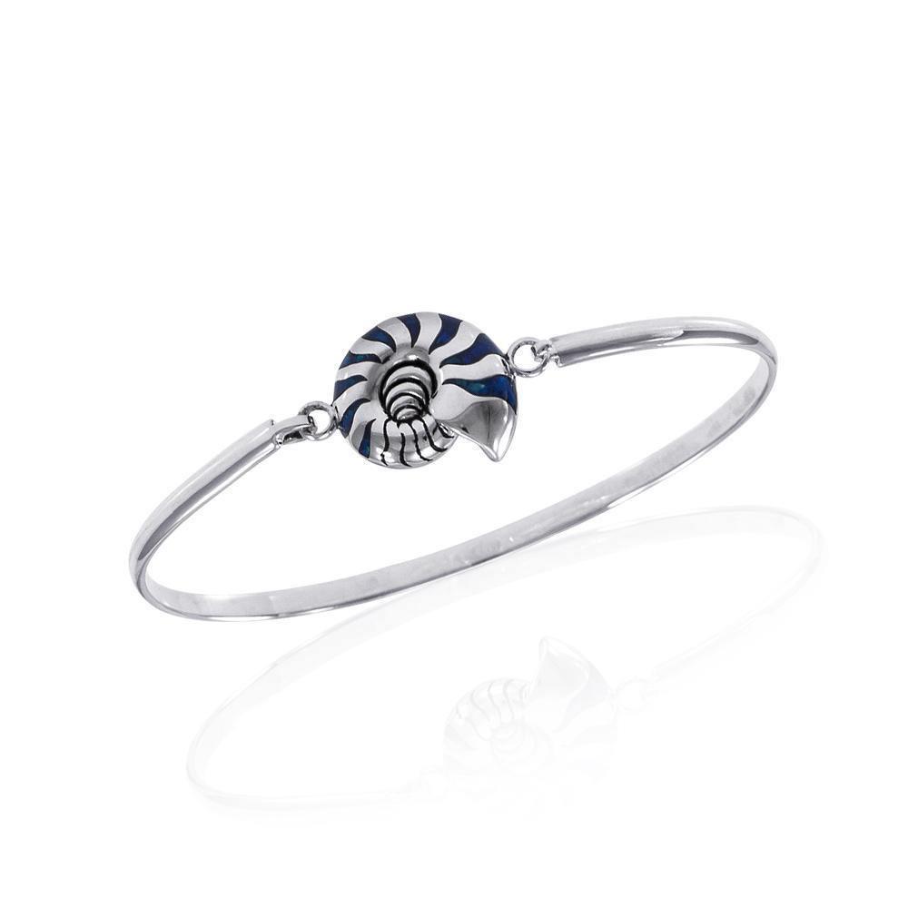Nautilus Shell Spring Lock Bracelet TBA165