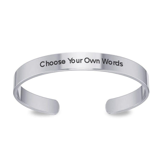 Small Cuff Bracelet TBA194 Custom Word