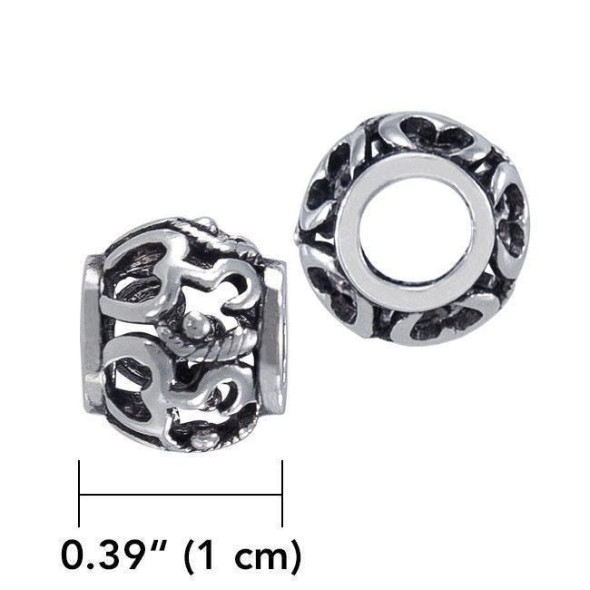 Om Sterling Silver Bead TBD200