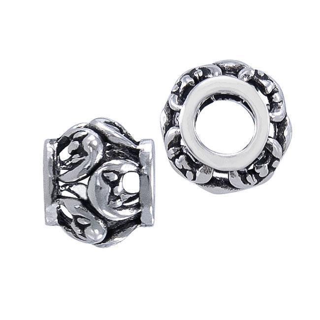 Crescent Moon Sterling Silver Bead TBD201