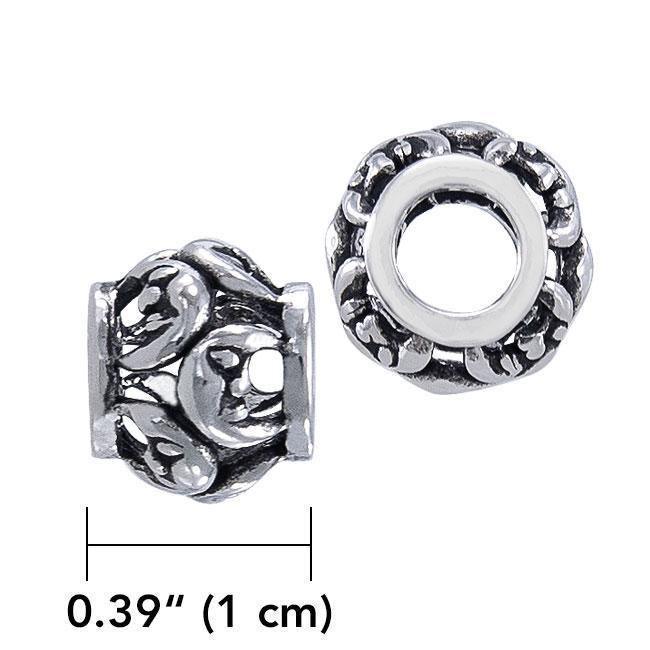 Crescent Moon Sterling Silver Bead TBD201