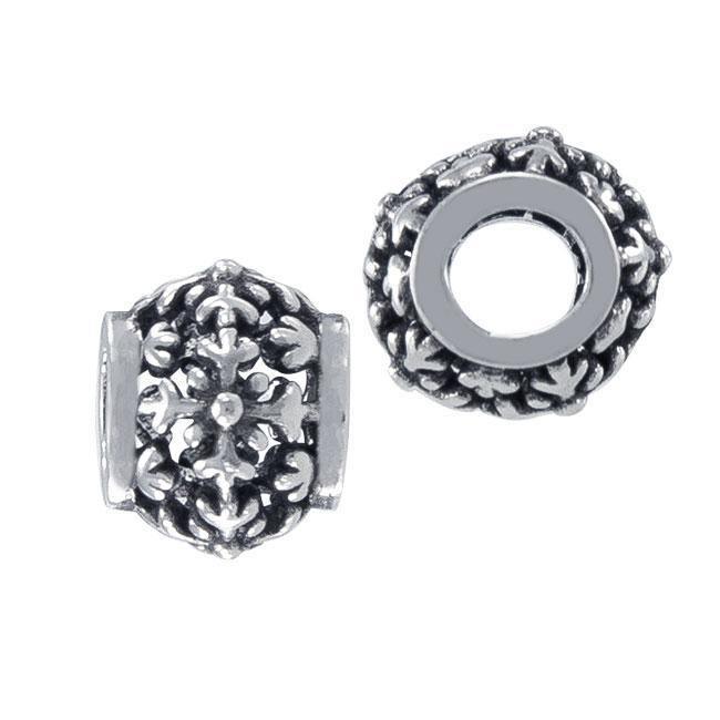 Snowflake Sterling Silver Bead TBD202