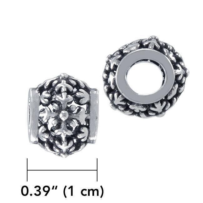 Snowflake Sterling Silver Bead TBD202
