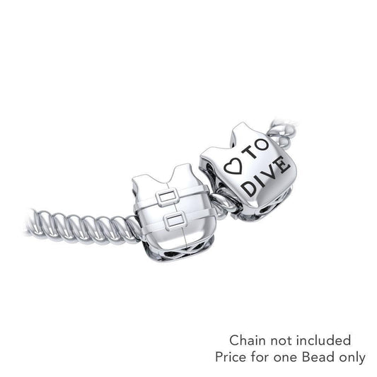 Dive Suit Sterling Silver Bead TBD350