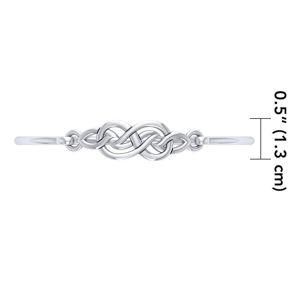 Hold me now and for all eternity ~ Sterling Silver Celtic Knotwork Bracelet Jewelry