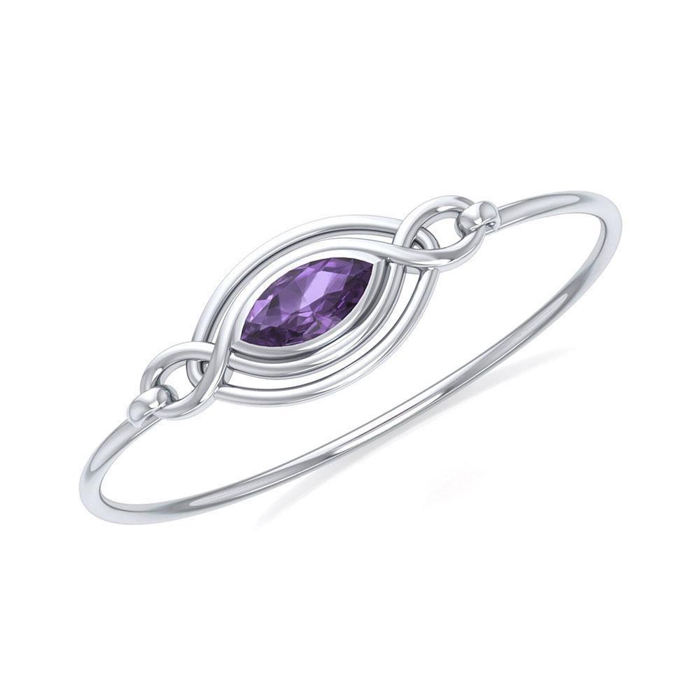 Celtic Knots Silver Bangle TBG338