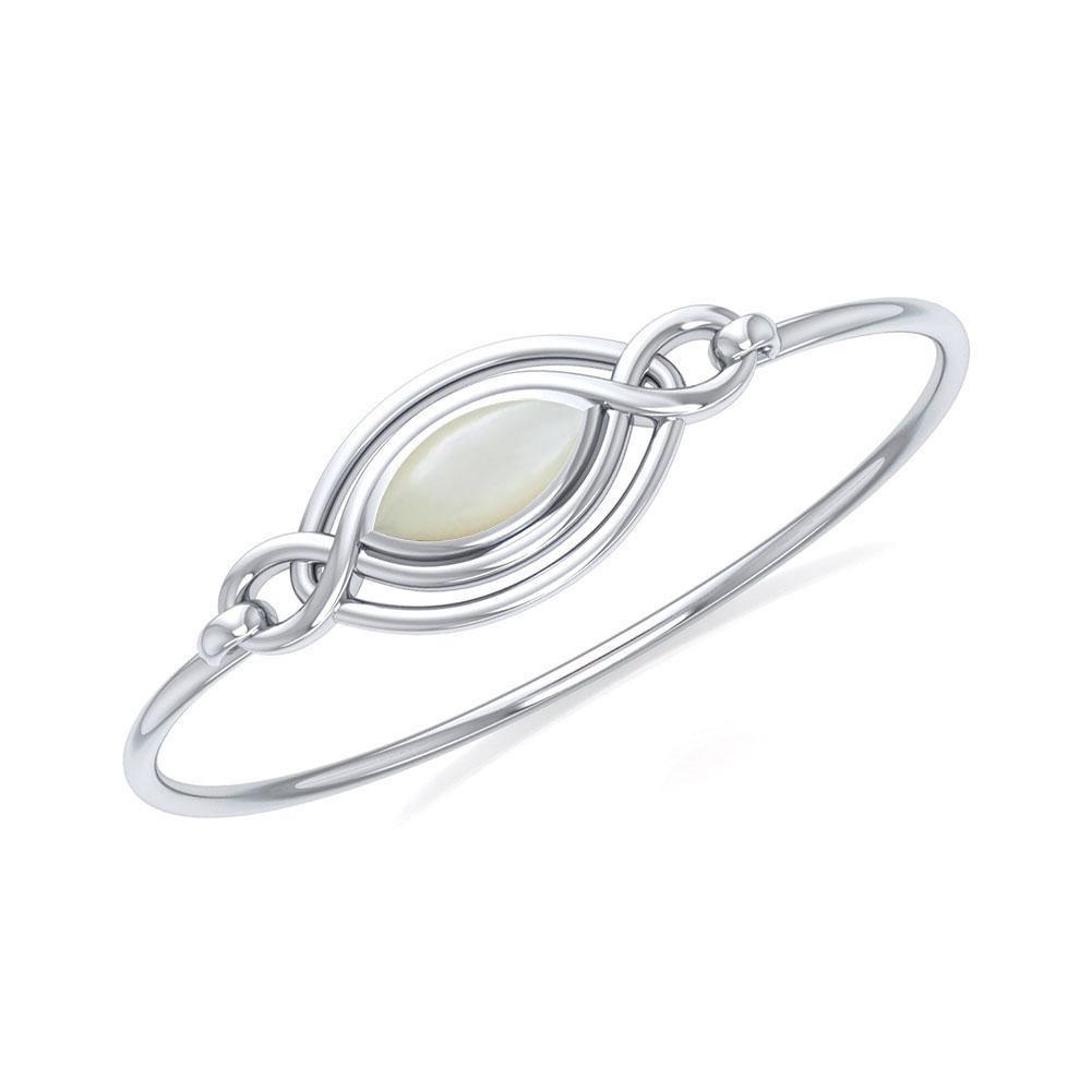 Celtic Knots Silver Bangle TBG338