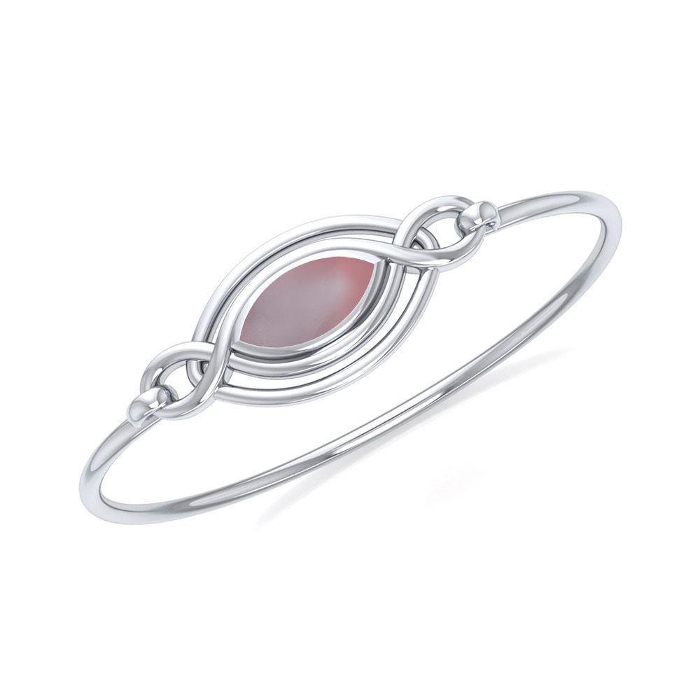 Celtic Knots Silver Bangle TBG338