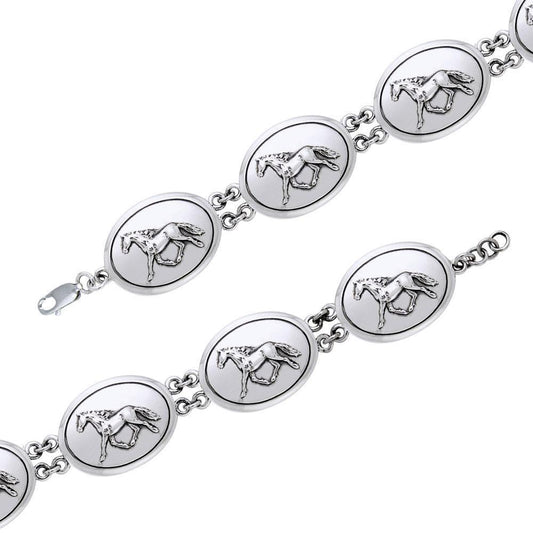 Palouse Horse Silver Bracelet TBL133