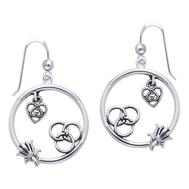 Citta Silver Round Earrings TER1015