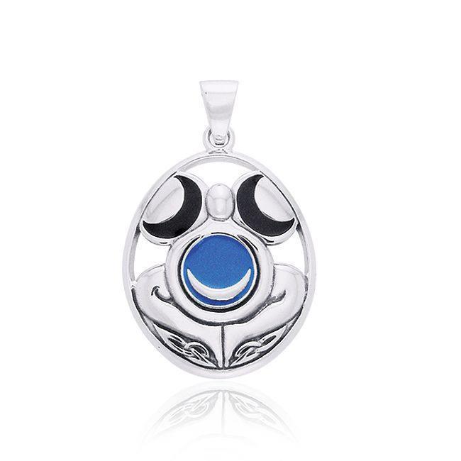 Celtic Moon Goddess Pendant TPD1006