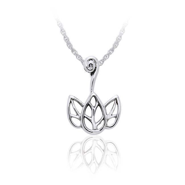 Citta Lotus Silver Pendant TPD3055