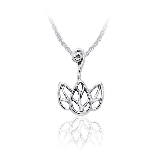 Citta Lotus Silver Pendant TPD3055