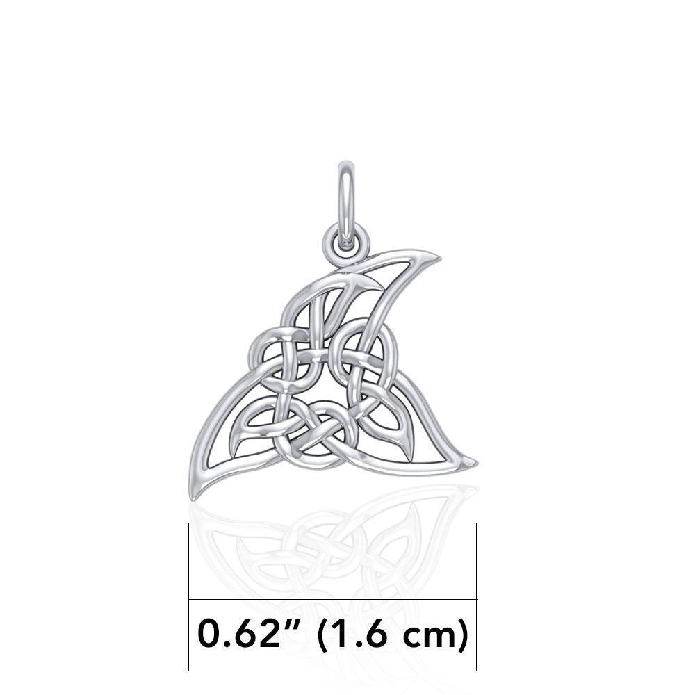 Celtic Shark Fin Silver Charm TCM624