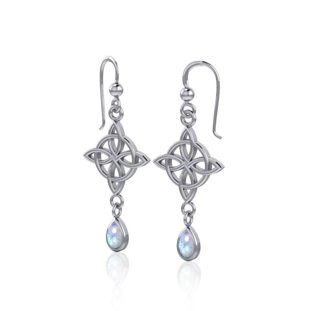 Celtic Quaternary Knot Earrings TE2891