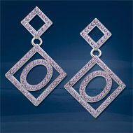 Modern Geometric Art TER1216-Genuine Blue Topaz