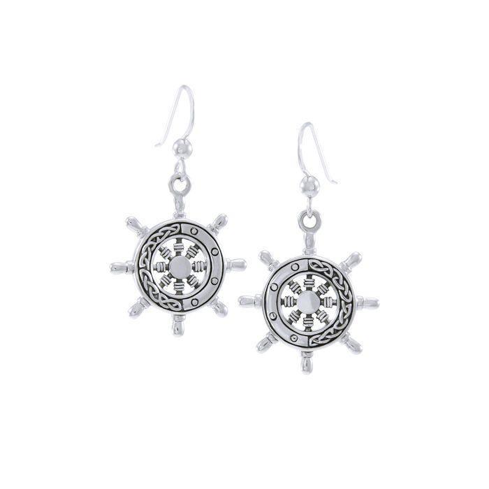 You are... the Captain of your own Ship ~ Sterling Silver Jewelry French Hook Earrings TER1639