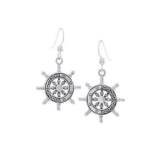 You are... the Captain of your own Ship ~ Sterling Silver Jewelry French Hook Earrings TER1639