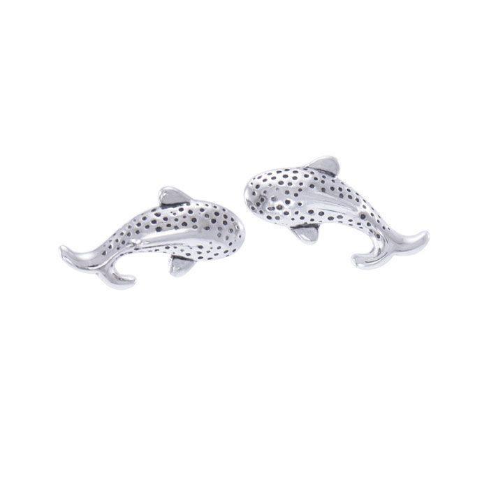 Small Whale Shark Sterling Silver Post Earring TER1645