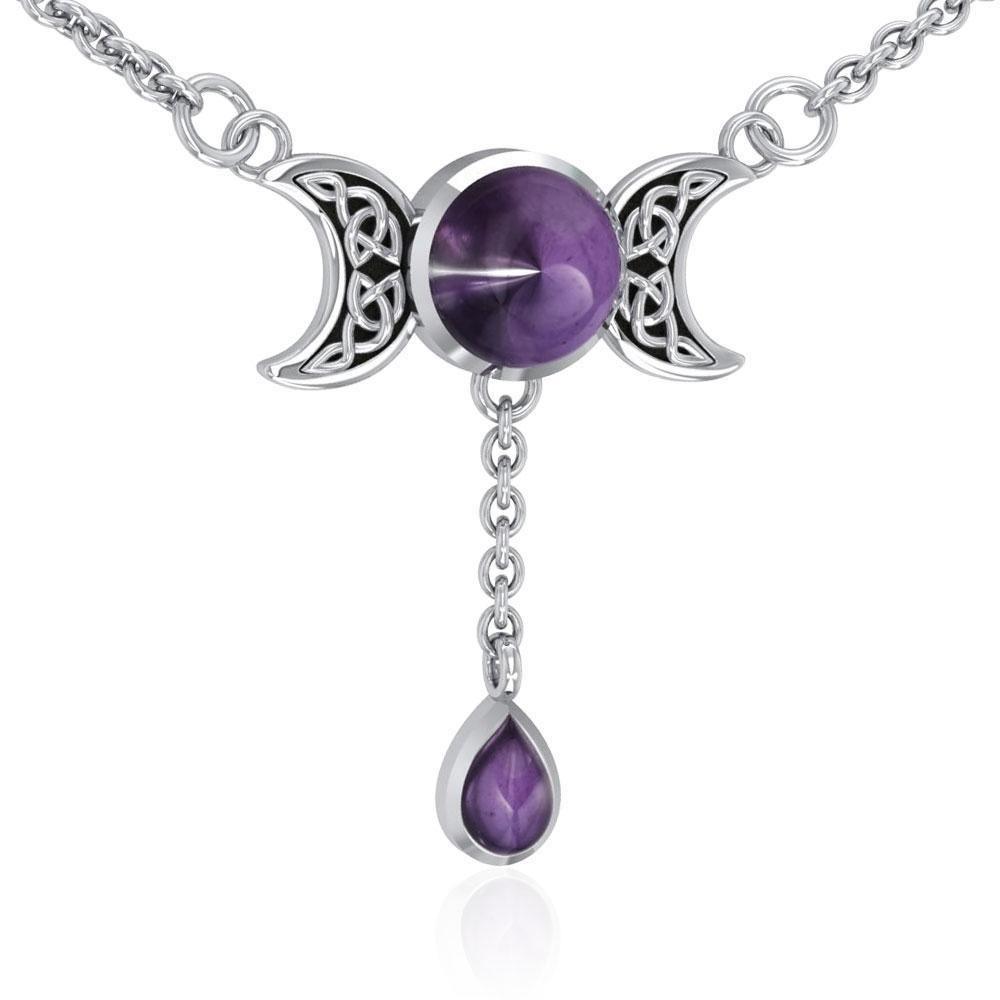 Blue Moon Silver Necklace TN258