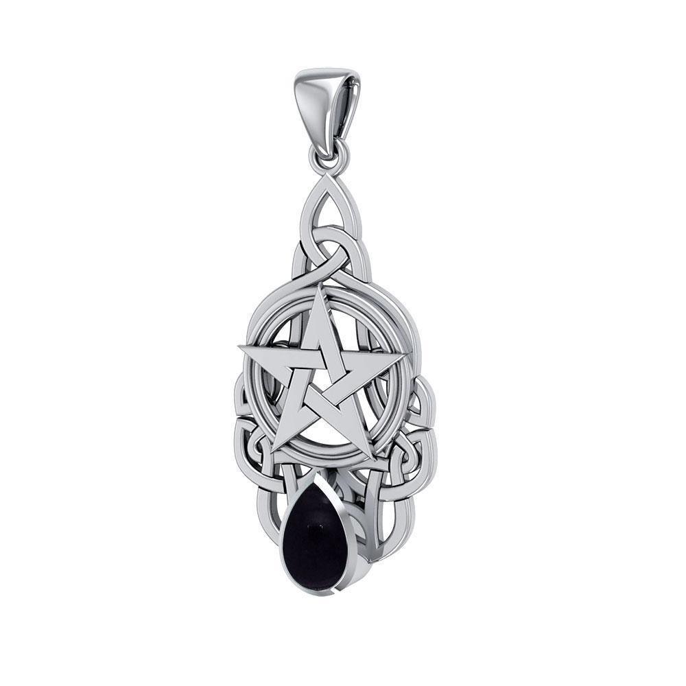 Hidden in the Powerful Silver Pentagram Pendant TP235