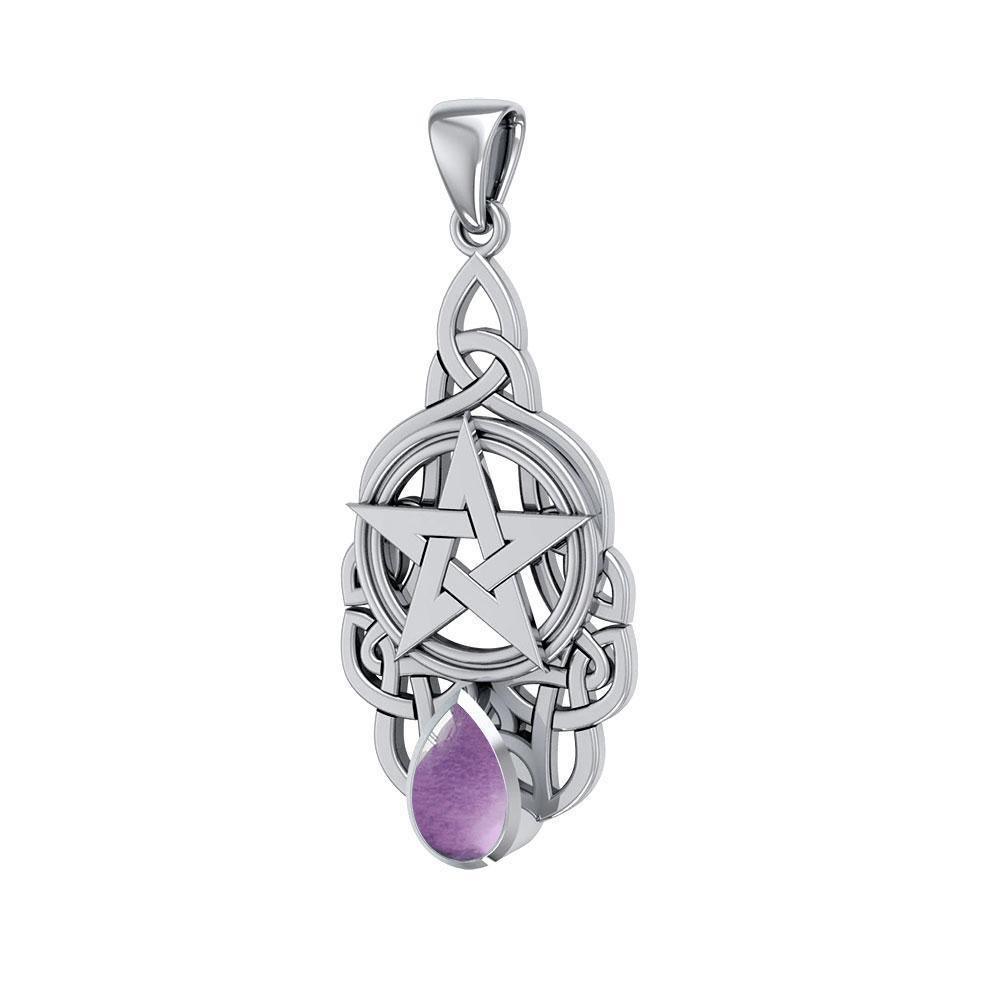 Hidden in the Powerful Silver Pentagram Pendant TP235