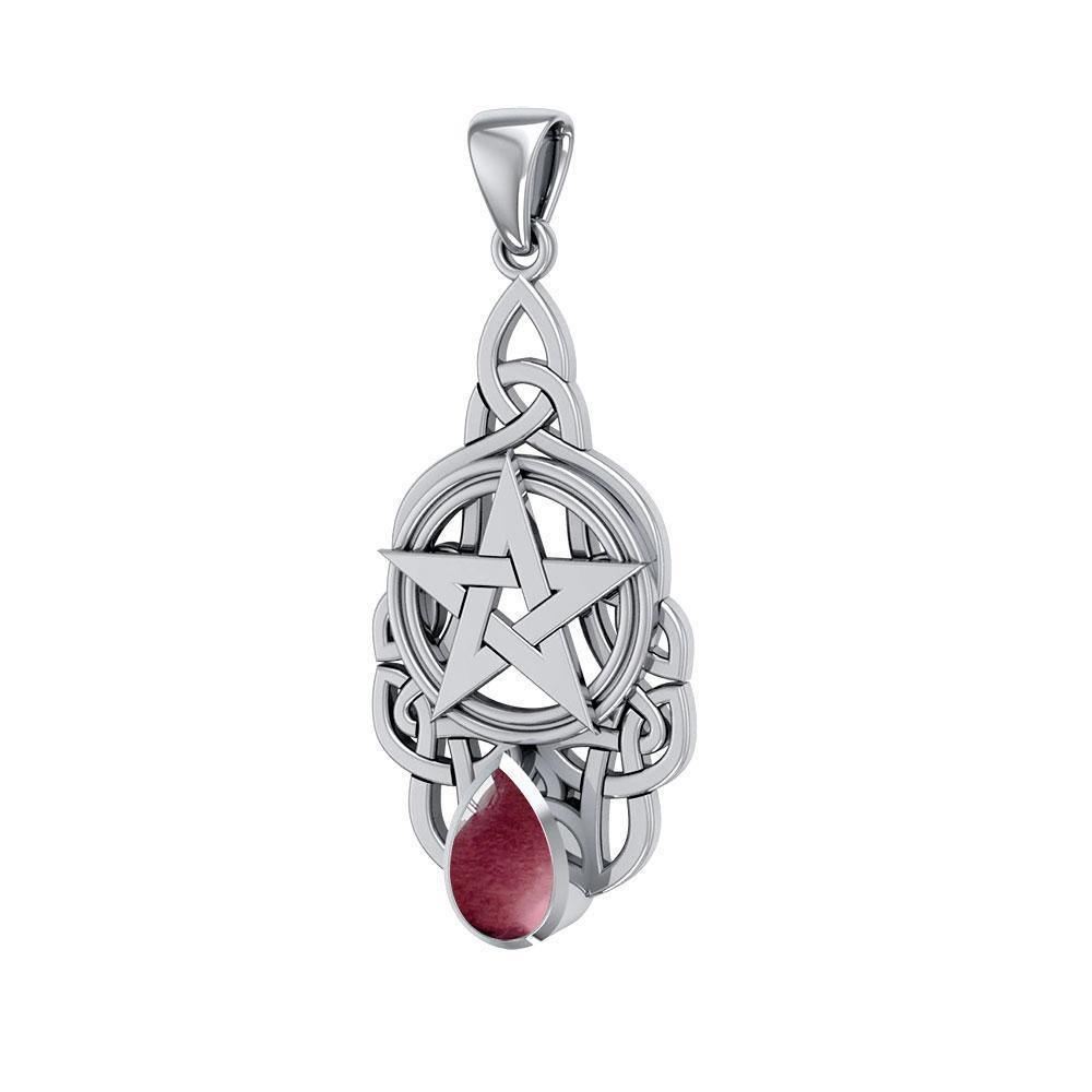 Hidden in the Powerful Silver Pentagram Pendant TP235