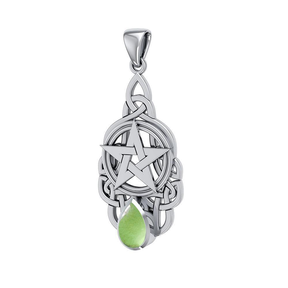 Hidden in the Powerful Silver Pentagram Pendant TP235