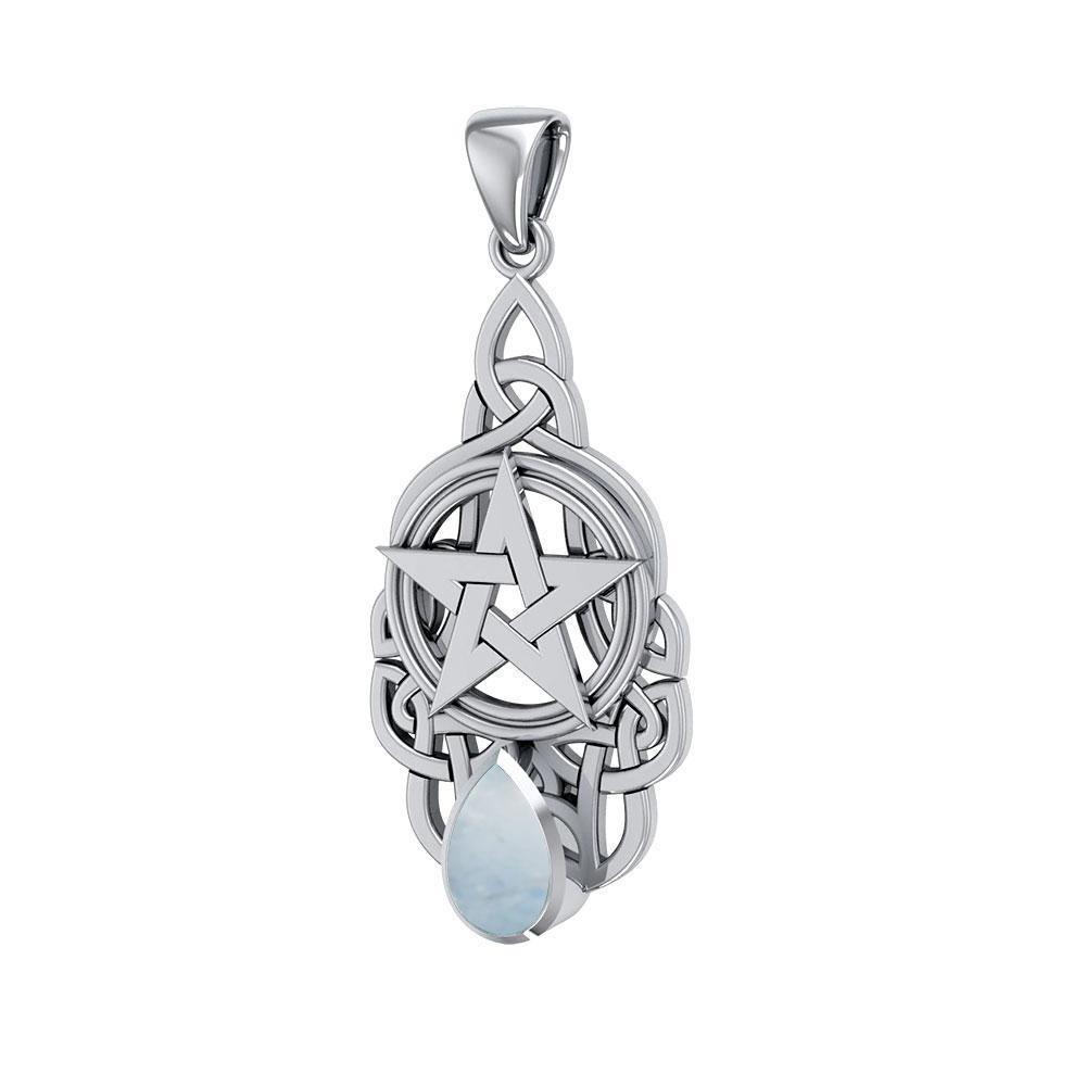 Hidden in the Powerful Silver Pentagram Pendant TP235