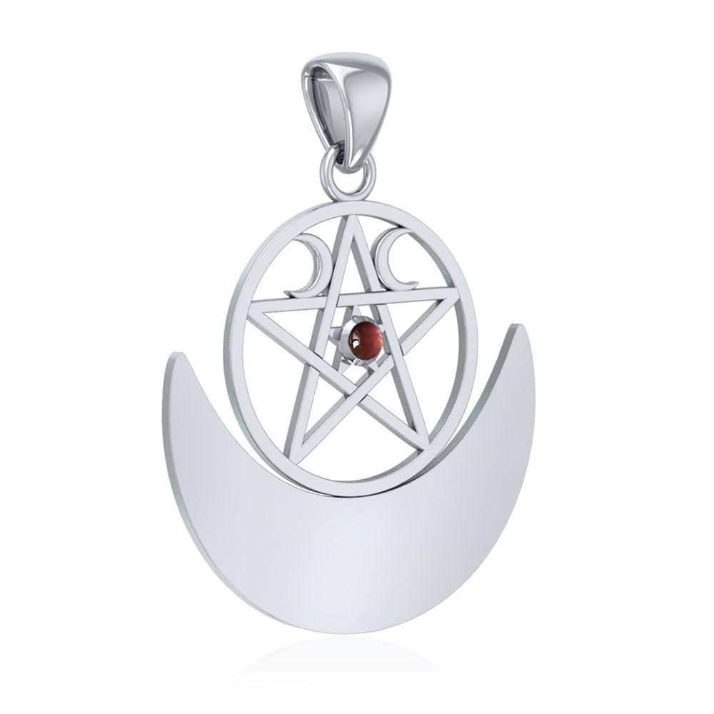 Silver Pentagram Pentacle Pendant TP3235