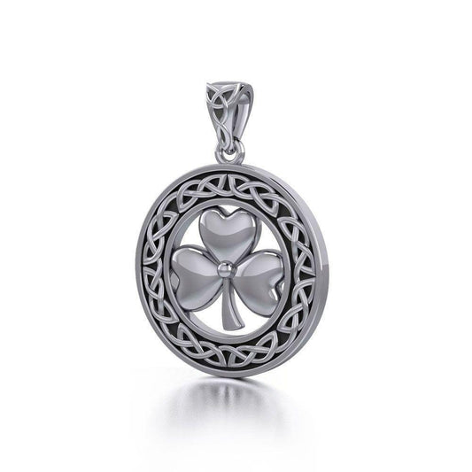 Celtic Knot Shamrock Pendant TP3243