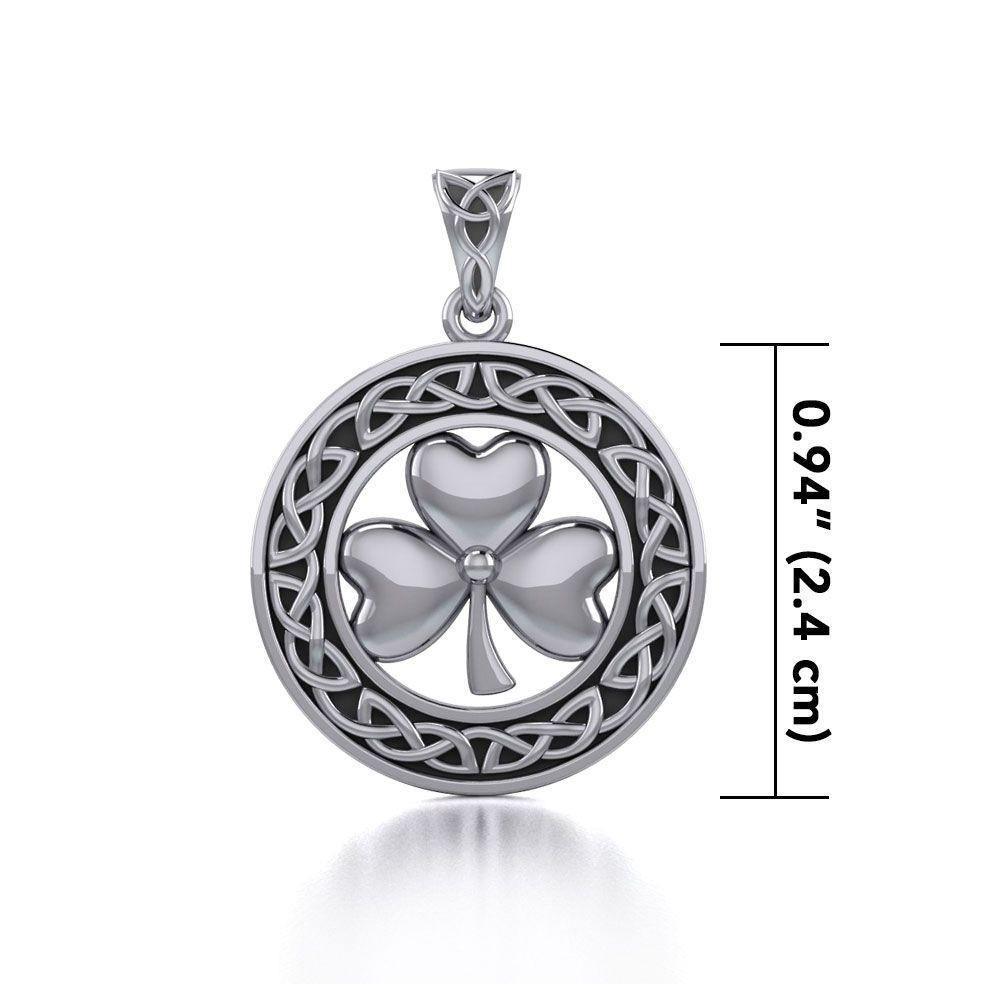 Celtic Knot Shamrock Pendant TP3243