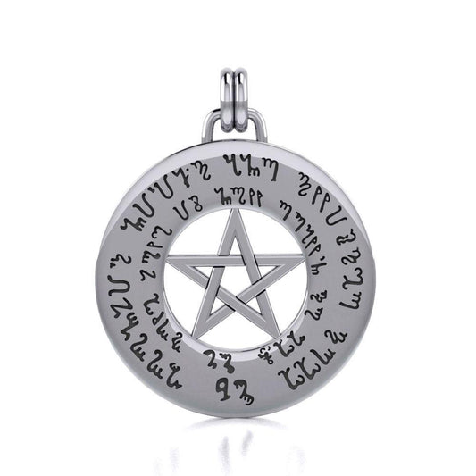 Silver Pentagram Pentacle Pendant TP3291