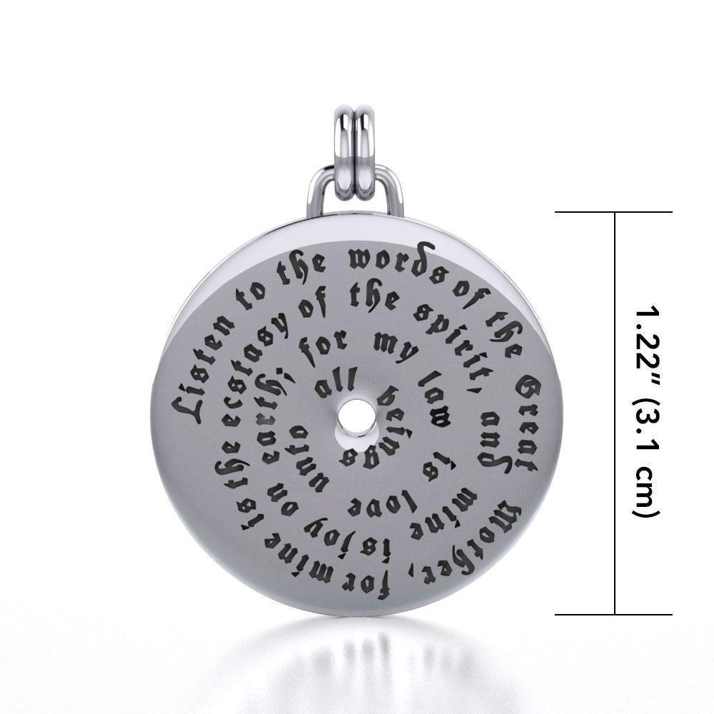 Sacred Charge Medallion Pendant TP3292