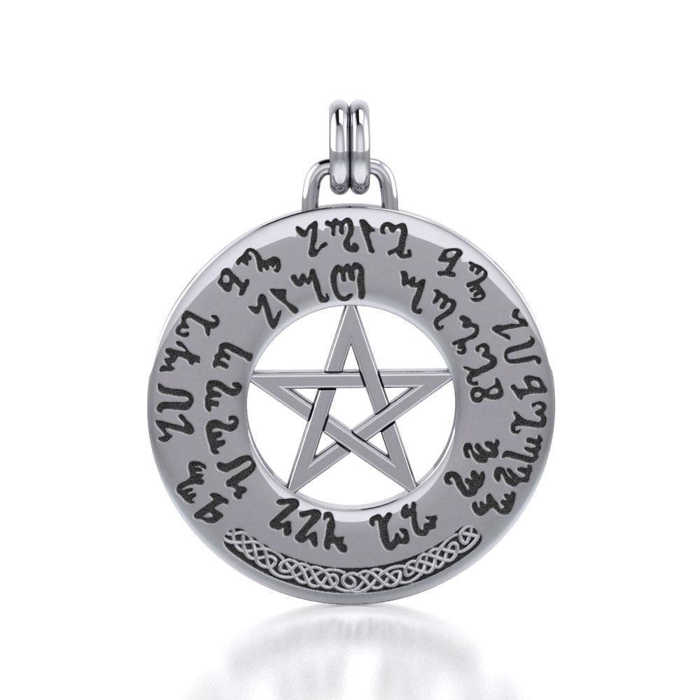 Silver Pentagram Pentacle Pendant TP3305