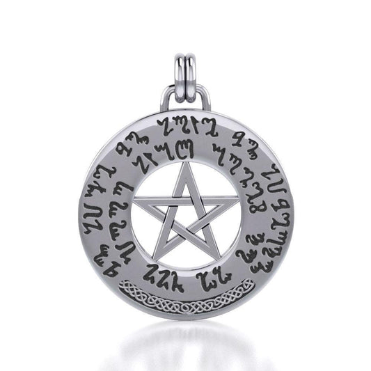 Silver Pentagram Pentacle Pendant TP3305