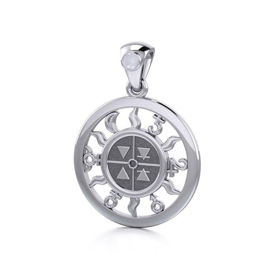 Sterling Silver Four Elements Pendant TP3562