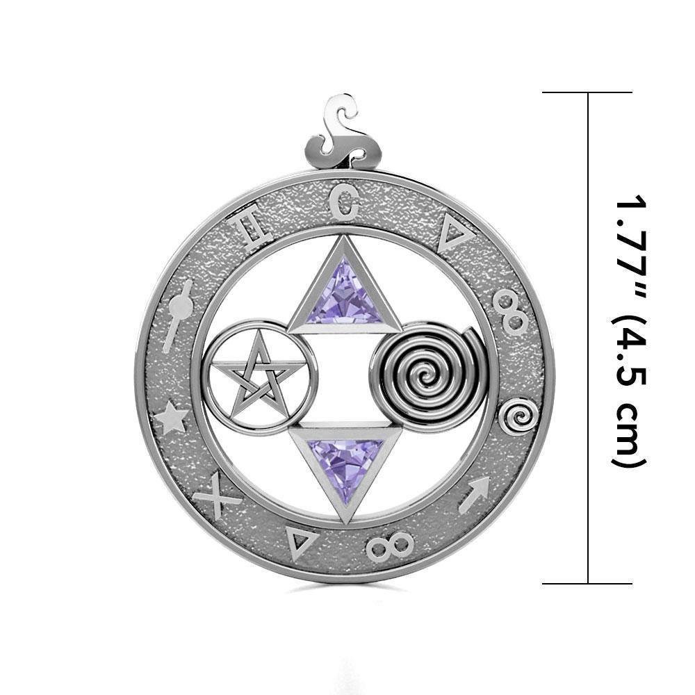 Total Universal Balance Talisman Silver Pendant TP466