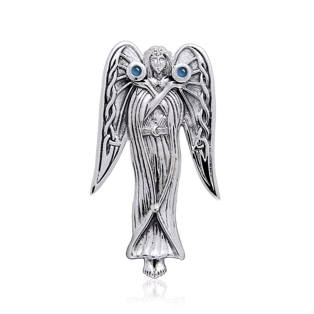 Inspirational Angel Silver Pendant TPD124