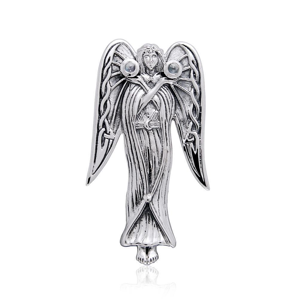 Inspirational Angel Silver Pendant TPD124
