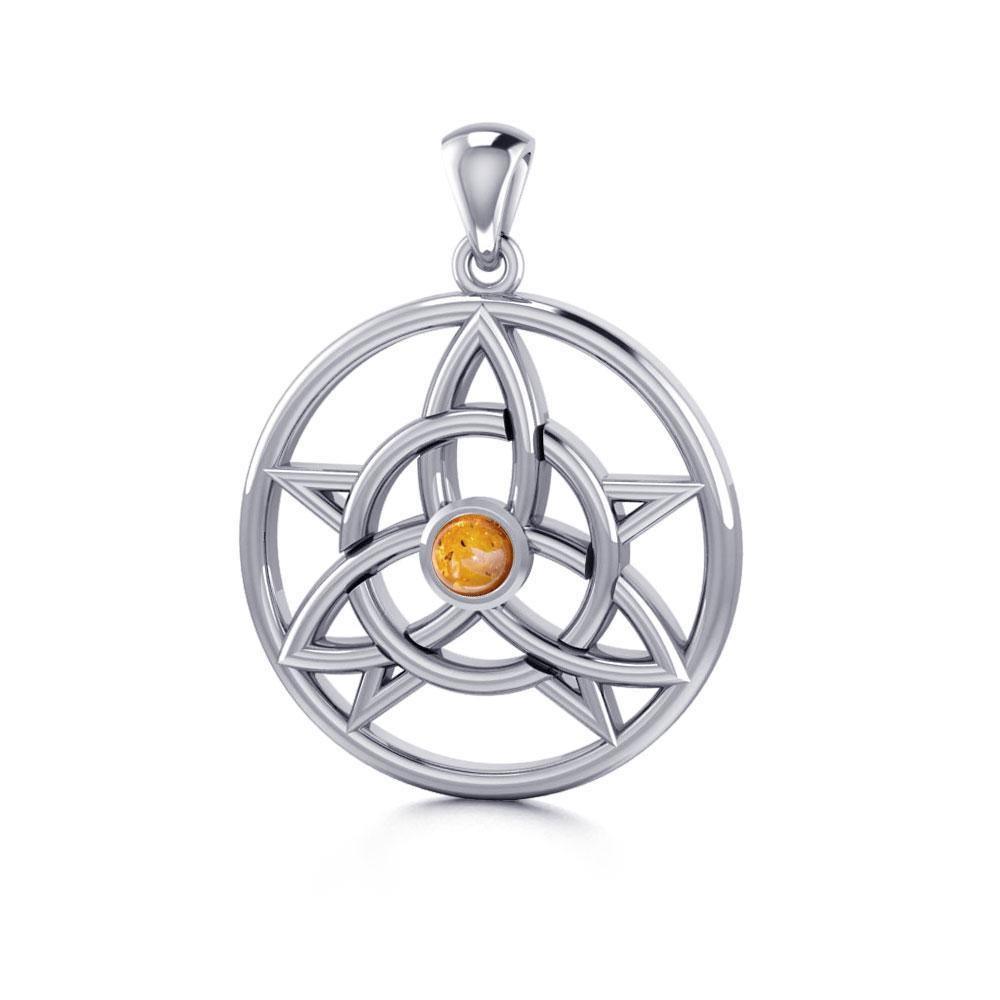 Celtic Trinity The Star Silver Pendant TPD134