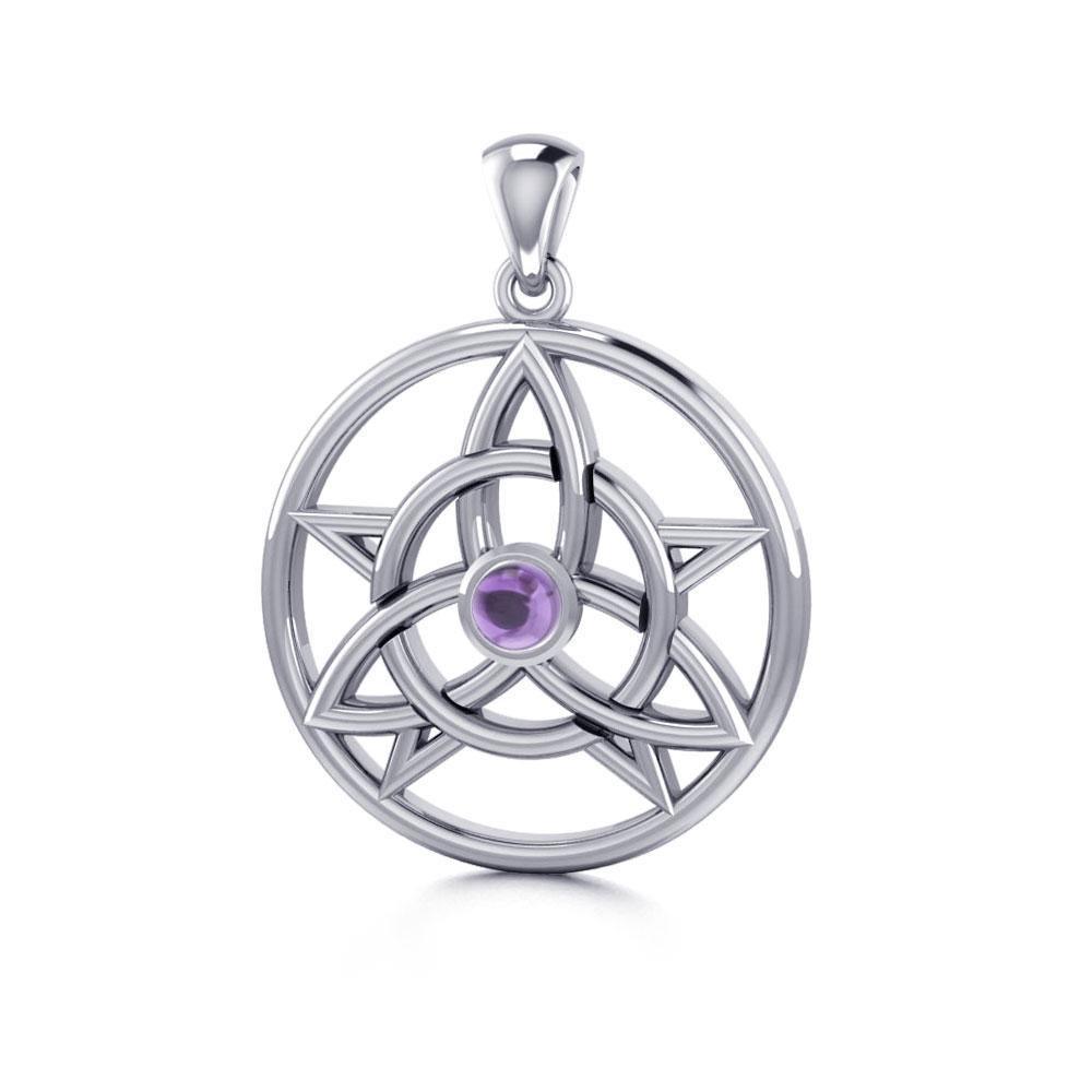 Celtic Trinity The Star Silver Pendant TPD134